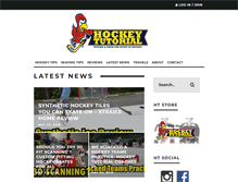 Tablet Screenshot of hockeytutorial.com